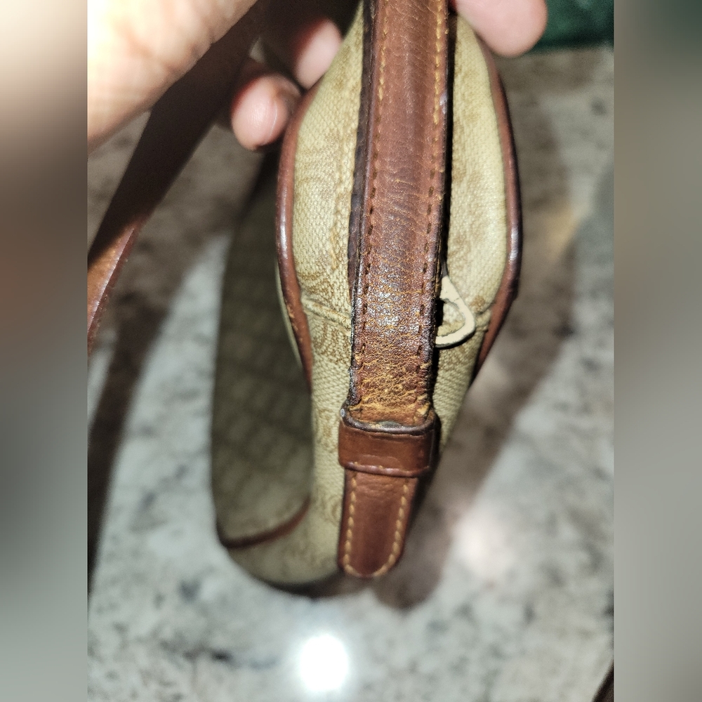 Authentic CÉLINE Macadam Shoulder Cross Body Bag - Picture 8 of 10